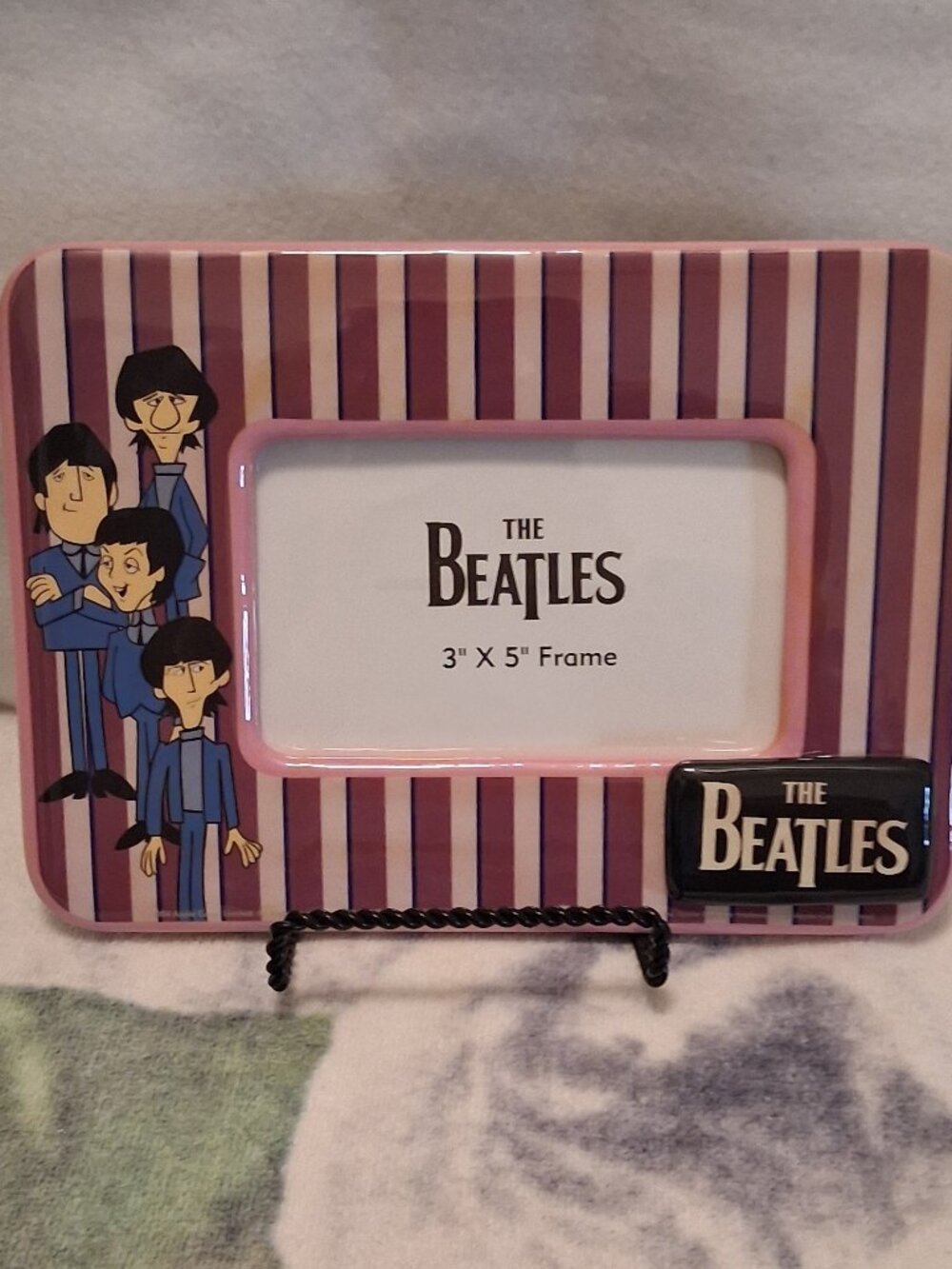Vintage "THE BEATLES" 3x5 Cartoon Picture Frame — 2004 Apple Corps — New in Box - Picture 5 of 9